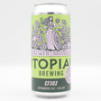 This is a can of Utopian - CF302 Experimental Pils - 4% (440ml). It is a Lager / Pilsner / Kölsch craft beer available to buy from Ghost Whale, voted London's best craft beer shop.