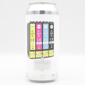 This is a can of Azvex - Non-Genuine Ink Cartridges - 8% (440ml). It is a Double IPA craft beer available to buy from Ghost Whale, voted London's best craft beer shop.