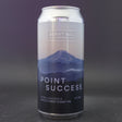This is a can of Burnt Mill - Point Success - 6% (440ml). It is a IPA craft beer available to buy from Ghost Whale, voted London's best craft beer shop.
