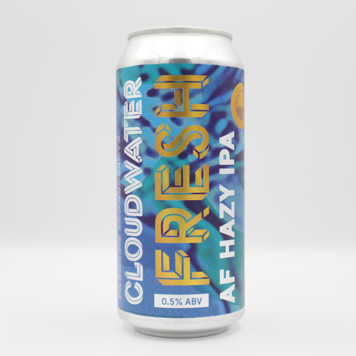 This is a can of Cloudwater - Fresh - 0.5% (440ml). It is a IPA craft beer available to buy from Ghost Whale, voted London's best craft beer shop.
