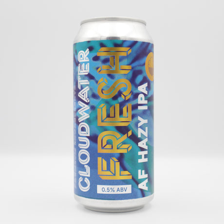 This is a can of Cloudwater - Fresh - 0.5% (440ml). It is a IPA craft beer available to buy from Ghost Whale, voted London's best craft beer shop.