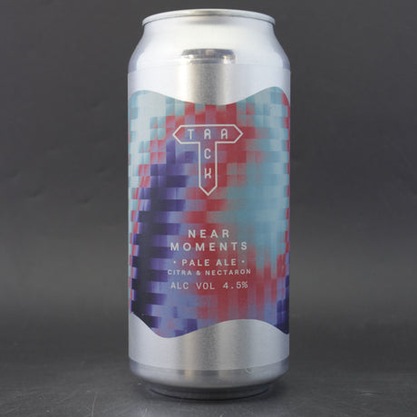 This is a can of Track - Near Moments - 4.5% (440ml). It is a Pale Ale craft beer available to buy from Ghost Whale, voted London's best craft beer shop.