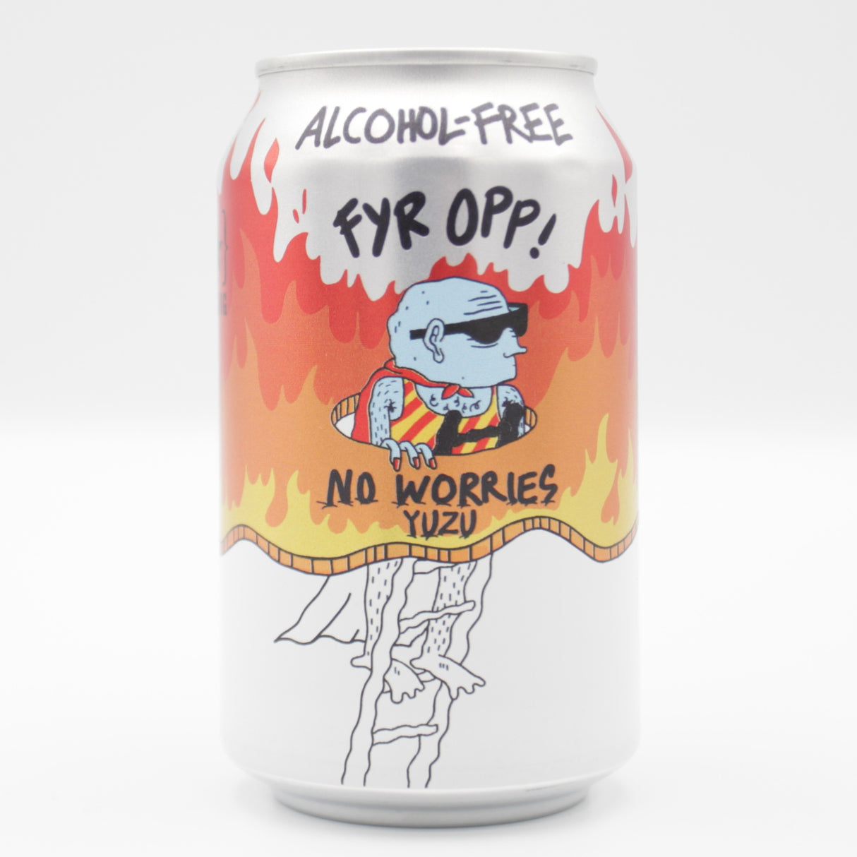 Lervig - No Worries: Fyr Opp (Yuzu) - 0.5% (330ml)