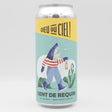 This is a can of Dieu Du Ciel - Dent De Requin - 6.3% (473ml). It is a IPA craft beer available to buy from Ghost Whale, voted London's best craft beer shop.