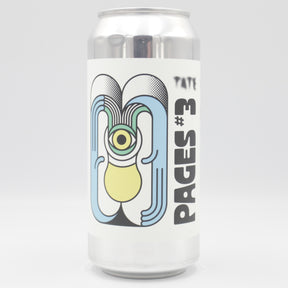 This is a can of Verdant / Beak / Track - Pages #3 - 6.5% (440ml). It is a IPA craft beer available to buy from Ghost Whale, voted London's best craft beer shop.