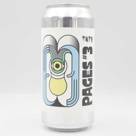 This is a can of Verdant / Beak / Track - Pages #3 - 6.5% (440ml). It is a IPA craft beer available to buy from Ghost Whale, voted London's best craft beer shop.