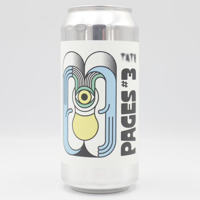 This is a can of Verdant / Beak / Track - Pages #3 - 6.5% (440ml). It is a IPA craft beer available to buy from Ghost Whale, voted London's best craft beer shop.