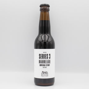 This is a bottle of Menno Olivier - Series 3 Marmalade - 10.9% (330ml). It is a Imperial Stout / Porter craft beer available to buy from Ghost Whale, voted London's best craft beer shop.