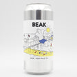 This is a can of Beak - Pier - 5% (440ml). It is a Pale Ale craft beer available to buy from Ghost Whale, voted London's best craft beer shop.