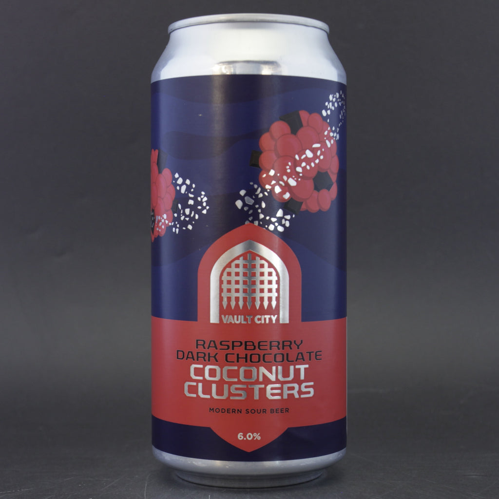 Vault City - Raspberry Dark Chocolate Coconut Clusters - 6% (440ml) - Ghost Whale