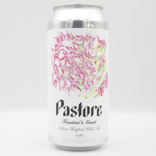 This is a can of Pastore - Fantini's Goat - 5.4% (440ml). It is a Wild Ale craft beer available to buy from Ghost Whale, voted London's best craft beer shop.