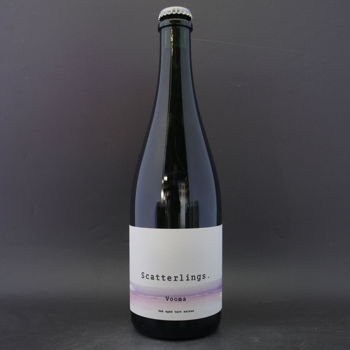 This is a sharing bottle of Scatterlings - Vooma - 6% (750ml). It is a Wild Ale craft beer available to buy from Ghost Whale, voted London's best craft beer shop.