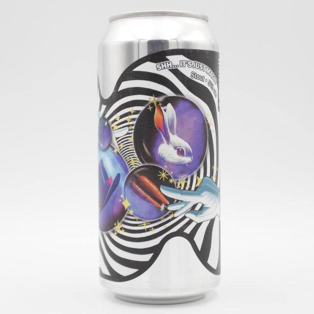 This is a can of Sureshot - Shh... It's Just Magic - 5% (440ml). It is a Stout / Porter craft beer available to buy from Ghost Whale, voted London's best craft beer shop.