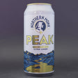 This is a can of Northern Monk - Peak - 0.5% (440ml). It is a Lager / Pilsner / Kölsch craft beer available to buy from Ghost Whale, voted London's best craft beer shop.