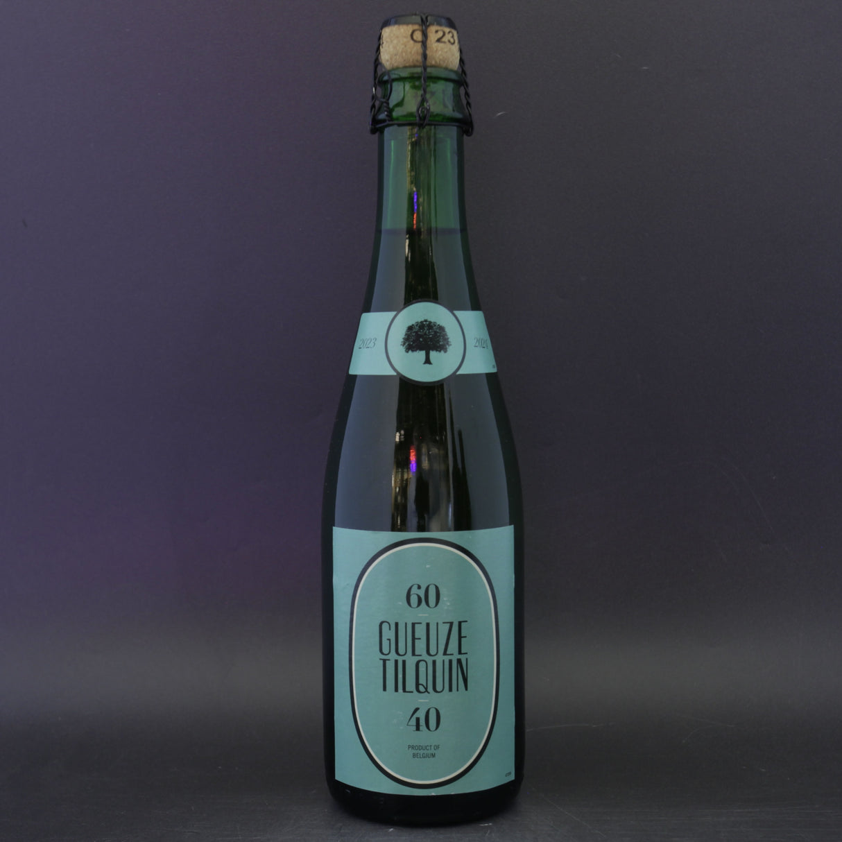 This is a bottle of Tilquin - Gueuze Tilquin 60-40 - 6.8% (375ml). It is a Lambic craft beer available to buy from Ghost Whale, voted London's best craft beer shop.