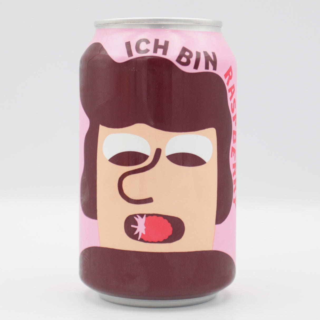 This is a can of Mikkeller - Ich Bin Raspberry - 3.7% (330ml). It is a Sour craft beer available to buy from Ghost Whale, voted London's best craft beer shop.