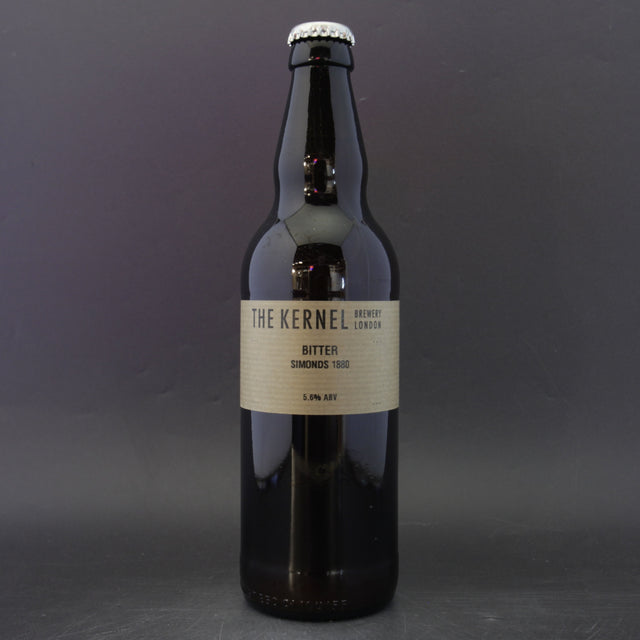 This is a bottle of The Kernel - Bitter: Simonds 1880 - 5.6% (500ml). It is a Traditional English Ale craft beer available to buy from Ghost Whale, voted London's best craft beer shop.
