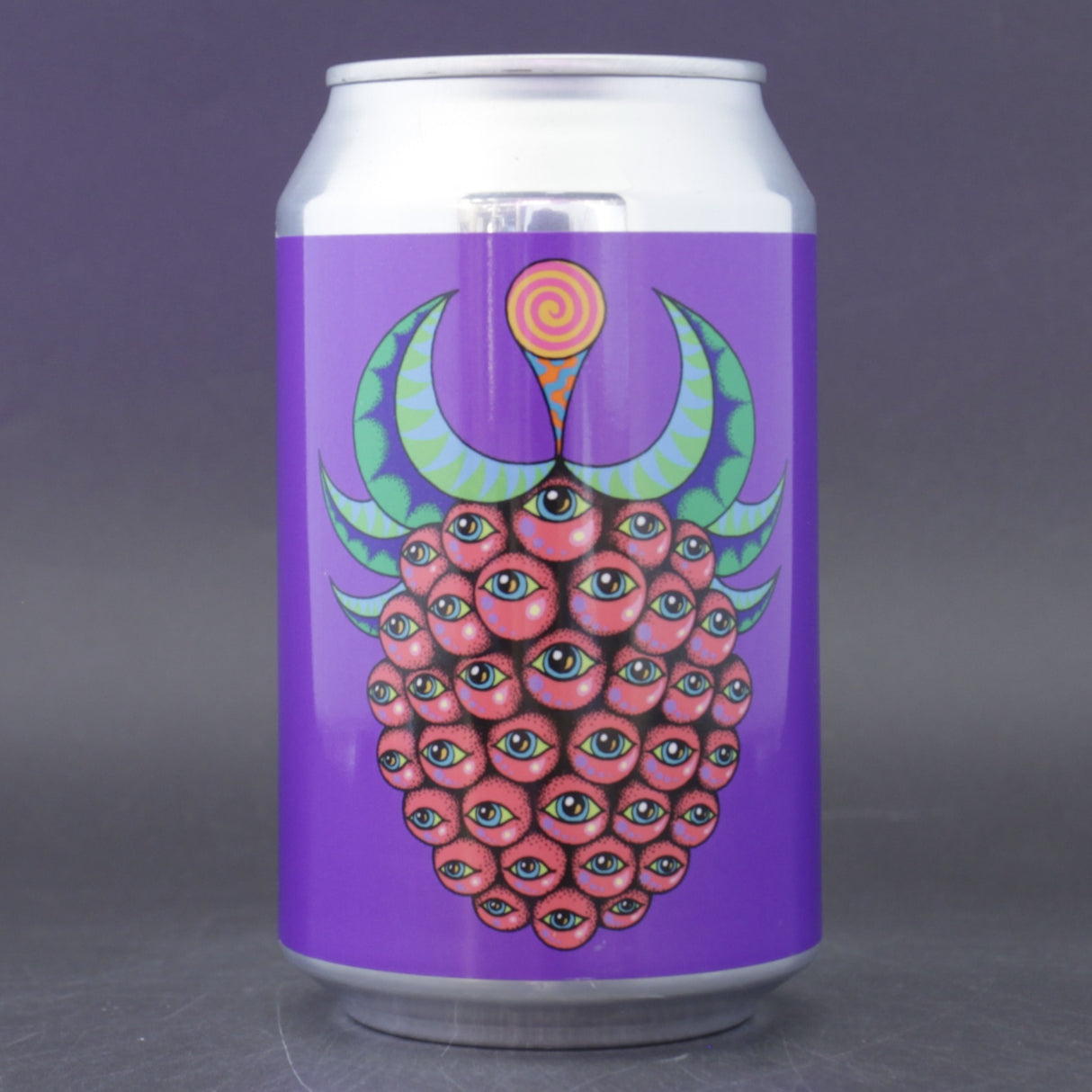 This is a can of Omnipollo - God's Raspberry Ice Cream Sour - 6% (330ml). It is a Sour craft beer available to buy from Ghost Whale, voted London's best craft beer shop.