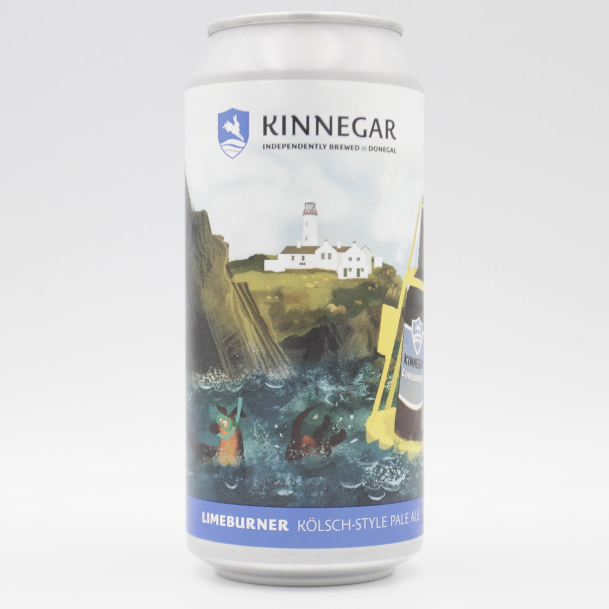 This is a can of Kinnegar - Limeburner - 4.7% (440ml). It is a Pale Ale craft beer available to buy from Ghost Whale, voted London's best craft beer shop.