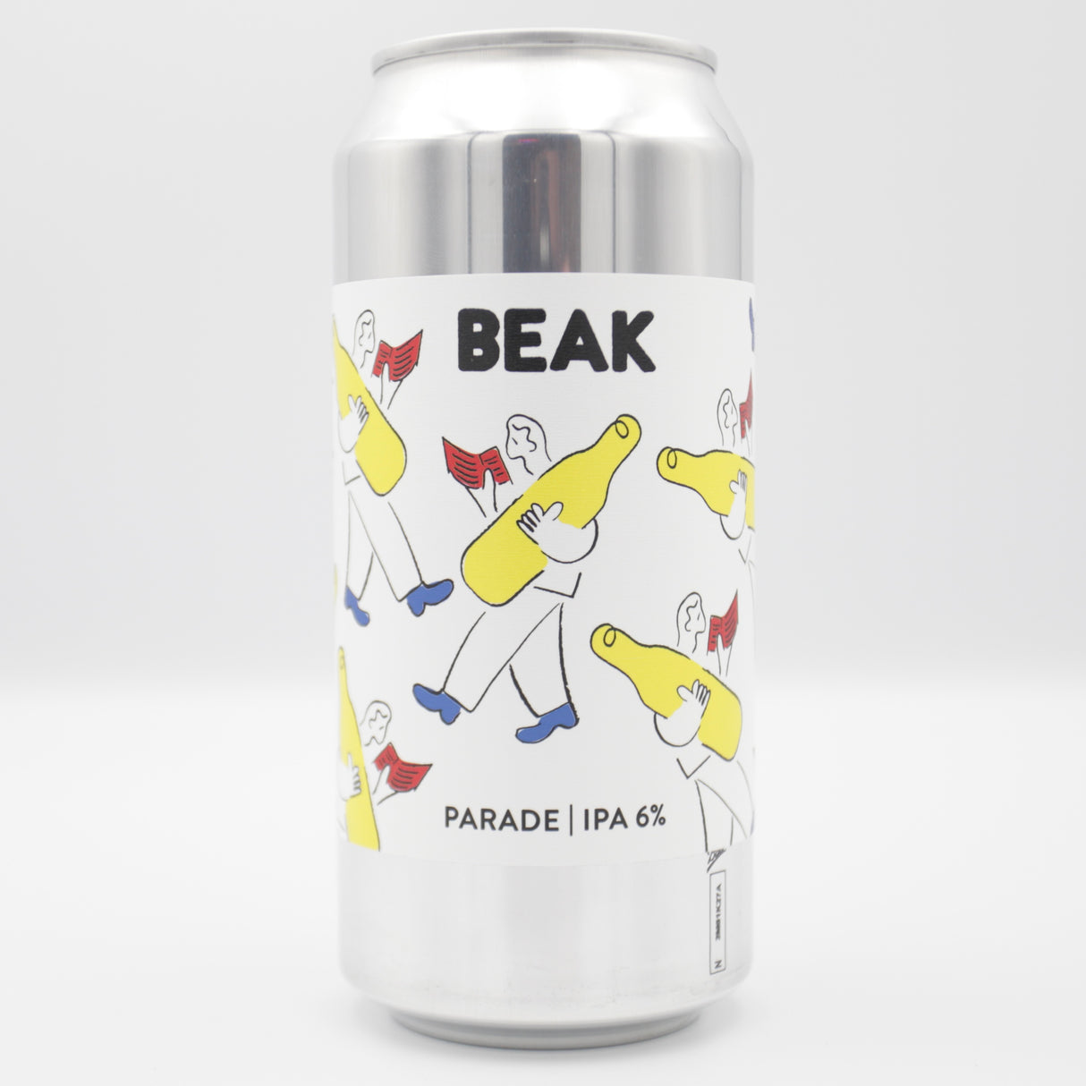 This is a can of Beak - Parade - 6% (440ml). It is a IPA craft beer available to buy from Ghost Whale, voted London's best craft beer shop.