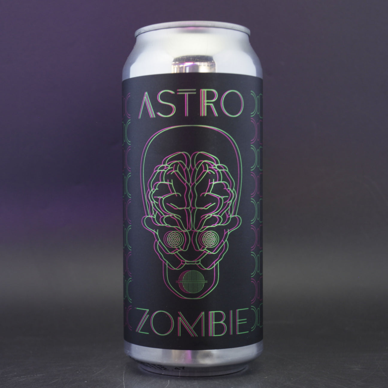 This is a can of Aslin - Astro Zombie - 6.7% (473ml). It is a IPA craft beer available to buy from Ghost Whale, voted London's best craft beer shop.