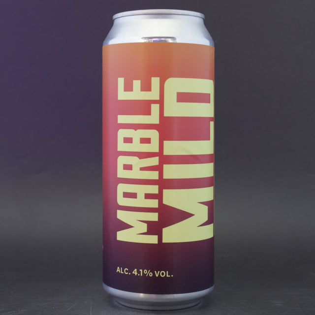 This is a can of Marble Beers - Marble Mild - 4.1% (500ml). It is a Traditional English Ale craft beer available to buy from Ghost Whale, voted London's best craft beer shop.