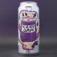 This is a can of Foam - #1 Hit Jam - 10% (473ml). It is a Sour craft beer available to buy from Ghost Whale, voted London's best craft beer shop.