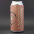 This is a can of Ophiussa - Ouroboros - 6% (440ml). It is a IPA craft beer available to buy from Ghost Whale, voted London's best craft beer shop.