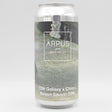 This is a can of Arpus Brewing Co - TDH Galaxy x Citra x Nelson Sauvin Double IPA - 8% (440ml). It is a Double IPA craft beer available to buy from Ghost Whale, voted London's best craft beer shop.