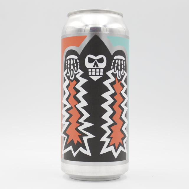 This is a can of Messorem - Demoliri 35 - 7% (473ml). It is a IPA craft beer available to buy from Ghost Whale, voted London's best craft beer shop.