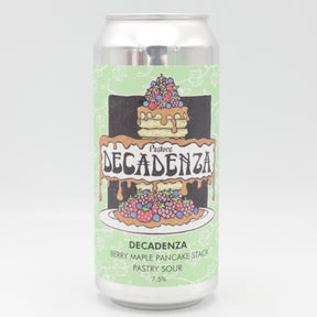 This is a can of Pastore - Decadenza - 7.5% (440ml). It is a Sour craft beer available to buy from Ghost Whale, voted London's best craft beer shop.
