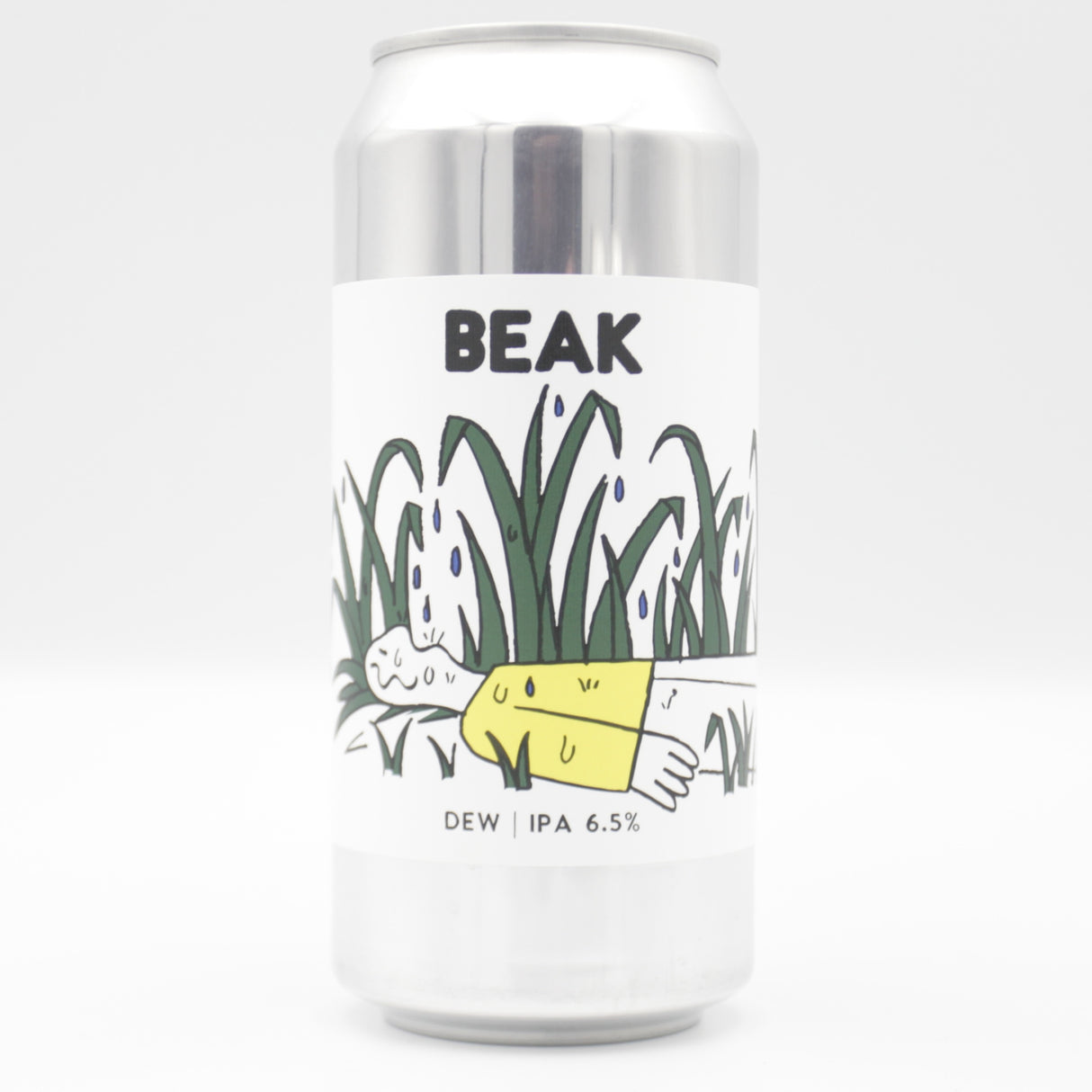 This is a can of Beak - Dew - 6.5% (440ml). It is a IPA craft beer available to buy from Ghost Whale, voted London's best craft beer shop.