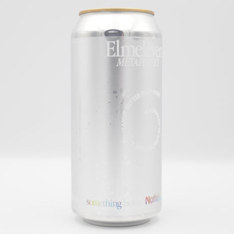 This is a can of Elm Eleven - PULP: Just Before The Bang - 5% (440ml). It is a Sour craft beer available to buy from Ghost Whale, voted London's best craft beer shop.