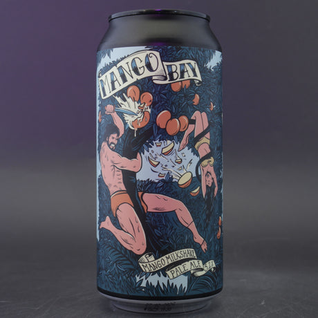 This is a can of Mad Scientist - Mango Bay - 5.2% (440ml). It is a Pale Ale craft beer available to buy from Ghost Whale, voted London's best craft beer shop.