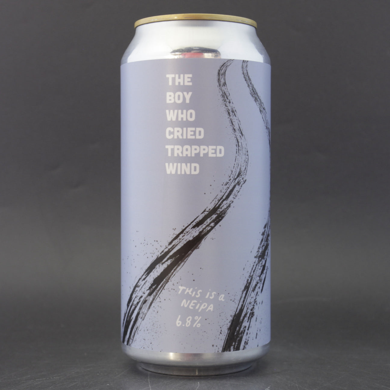 This is a can of Pretty Decent - The Boy Who Cried Trapped Wind - 6.8% (440ml). It is a IPA craft beer available to buy from Ghost Whale, voted London's best craft beer shop.