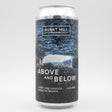 This is a can of Burnt Mill - Above And Below - 4.6% (440ml). It is a Brown Ale craft beer available to buy from Ghost Whale, voted London's best craft beer shop.