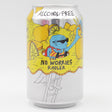 This is a can of Lervig - No Worries: Radler - 0.5% (330ml). It is a Pale Ale craft beer available to buy from Ghost Whale, voted London's best craft beer shop.