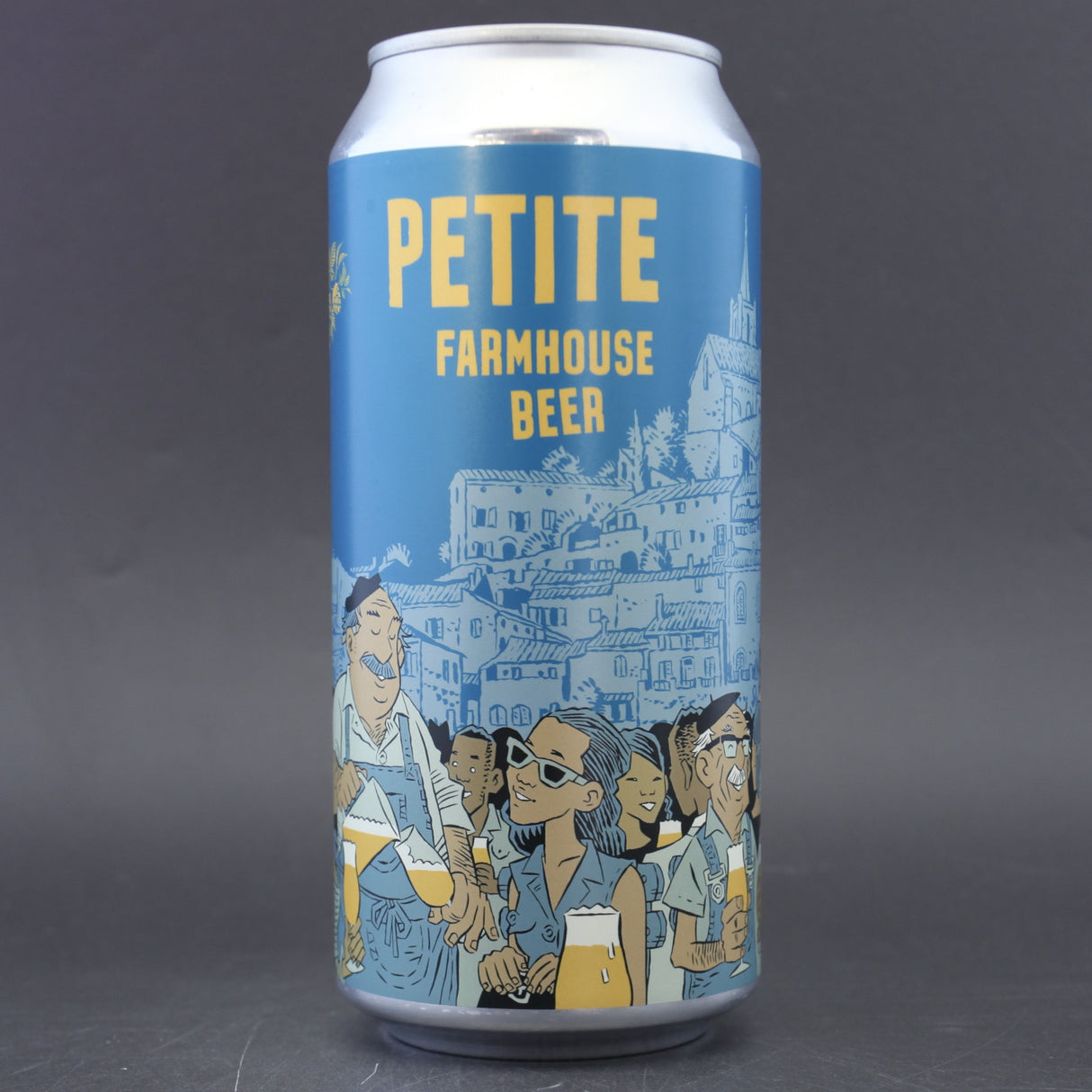 This is a can of Burning Sky - Petit - 3.4% (440ml). It is a Saison craft beer available to buy from Ghost Whale, voted London's best craft beer shop.