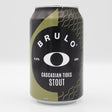 This is a can of Brulo - Cascasian Tides Stout - 0% (330ml). It is a Stout / Porter craft beer available to buy from Ghost Whale, voted London's best craft beer shop.