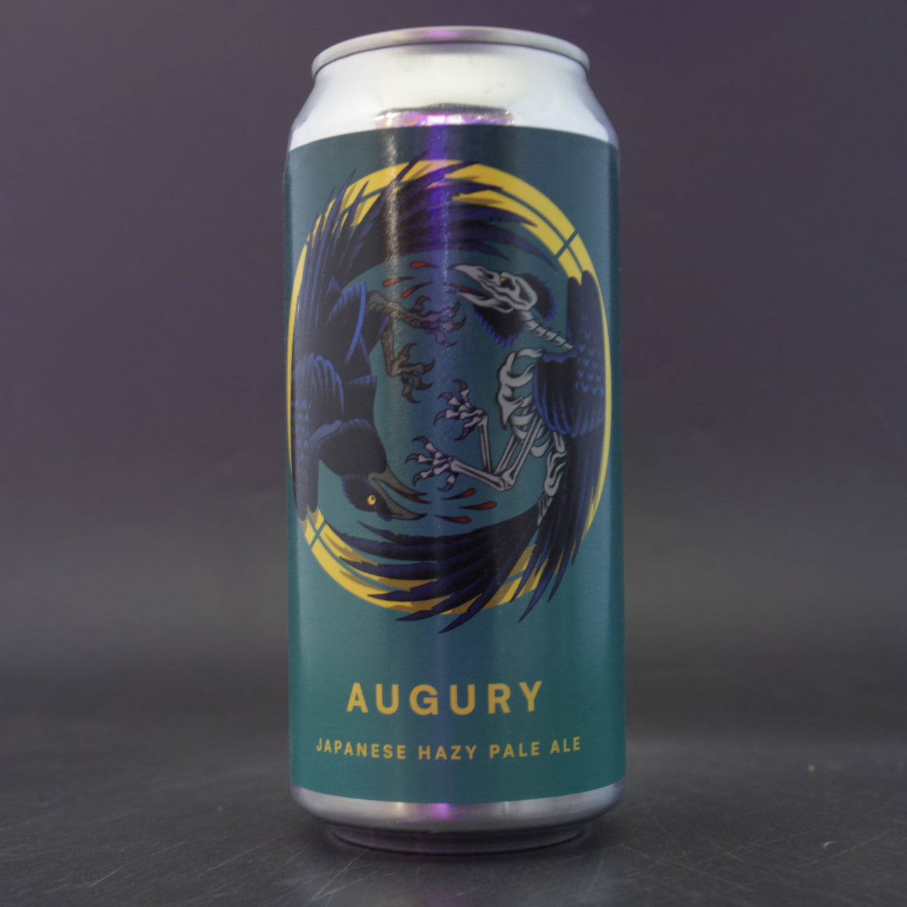 This is a can of Otherworld - Augury - 4.3% (440ml). It is a Pale Ale craft beer available to buy from Ghost Whale, voted London's best craft beer shop.