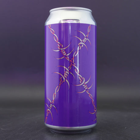 This is a can of Omnipollo / Fidens - Paradis Mango - 10.1% (440ml). It is a Triple IPA craft beer available to buy from Ghost Whale, voted London's best craft beer shop.