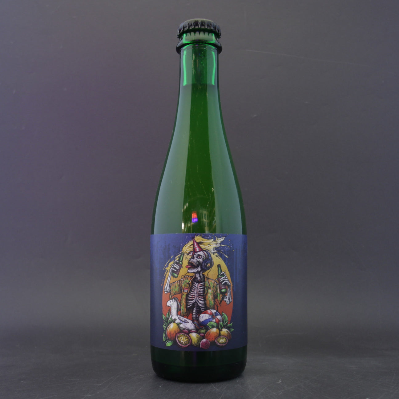This is a bottle of Holy Goat - Stupefier - 5.9% (375ml). It is a Sour craft beer available to buy from Ghost Whale, voted London's best craft beer shop.