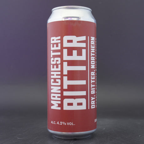 This is a can of Marble Beers - Manchester Bitter - 4.2% (500ml). It is a Traditional English Ale craft beer available to buy from Ghost Whale, voted London's best craft beer shop.