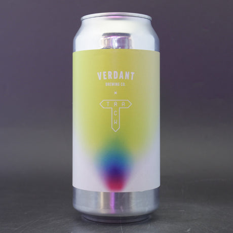 This is a can of Verdant / Track - Flux: Phase 1 - 5.2% (440ml). It is a Pale Ale craft beer available to buy from Ghost Whale, voted London's best craft beer shop.