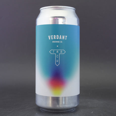This is a can of Verdant / Track - Flux: Phase 2 - 6.5% (440ml). It is a IPA craft beer available to buy from Ghost Whale, voted London's best craft beer shop.