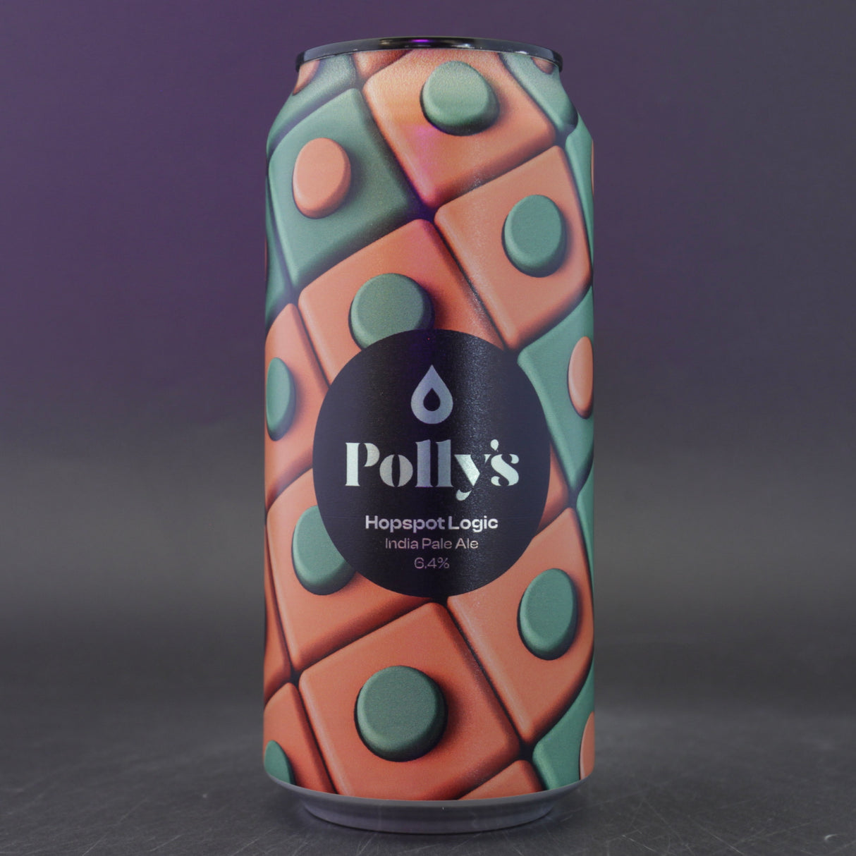 This is a can of Polly's Brew Co - Hopspot Logic - 6.4% (440ml). It is a IPA craft beer available to buy from Ghost Whale, voted London's best craft beer shop.