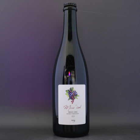 This is a sharing bottle of Boerenerf - Mu'siek - 6.95% (750ml). It is a Lambic craft beer available to buy from Ghost Whale, voted London's best craft beer shop.