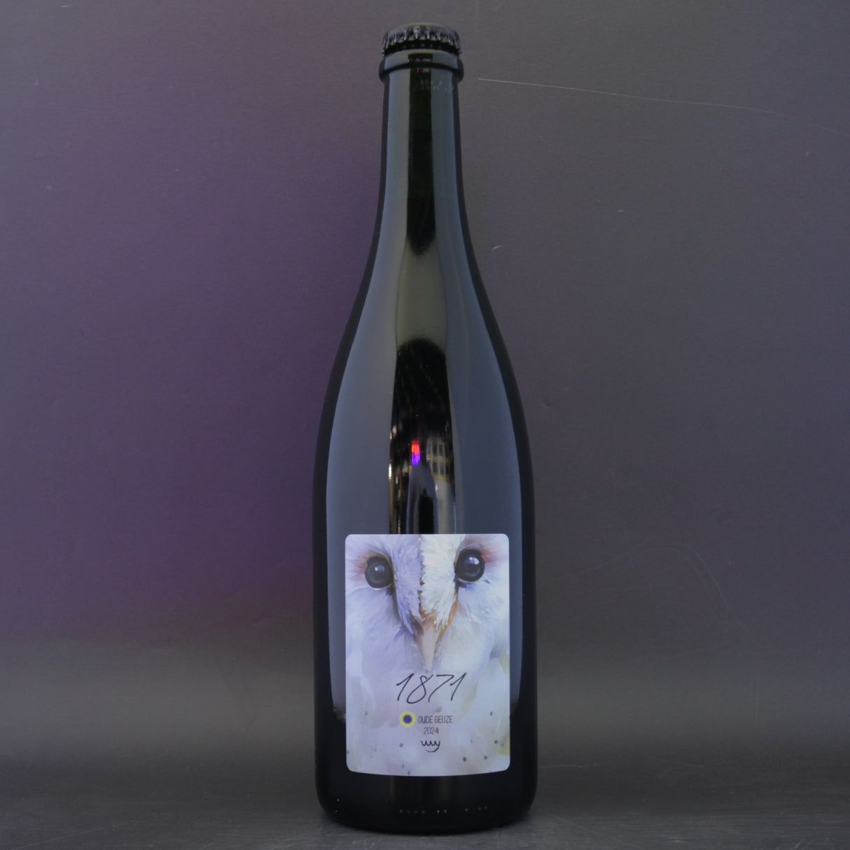 This is a sharing bottle of Boerenerf - Oude Gueuze 1871 - 6.75% (750ml). It is a Lambic craft beer available to buy from Ghost Whale, voted London's best craft beer shop.