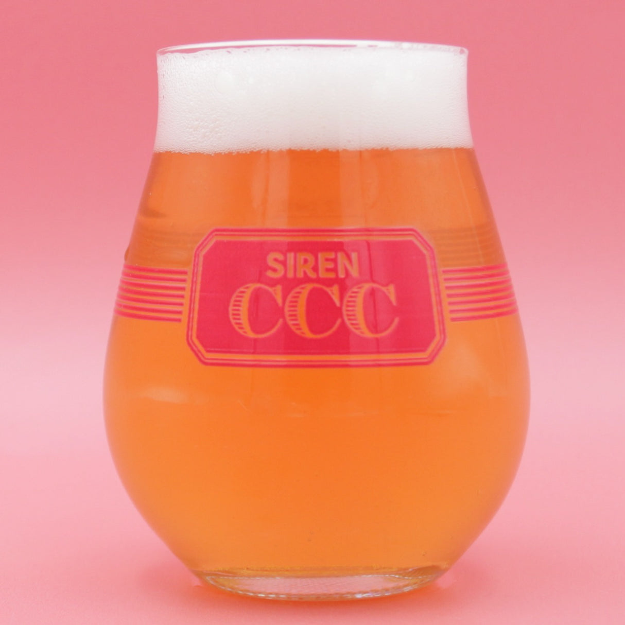 This is a merch of Siren - CCC 2025 Glass. It is a  craft  available to buy from Ghost Whale, voted London's best craft beer shop.