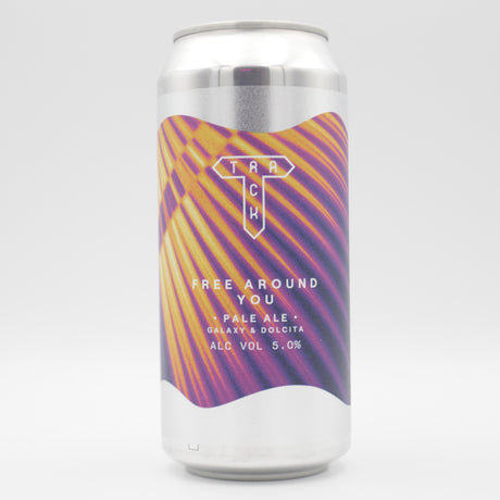 This is a can of Track - Free Around You - 5% (440ml). It is a Pale Ale craft beer available to buy from Ghost Whale, voted London's best craft beer shop.